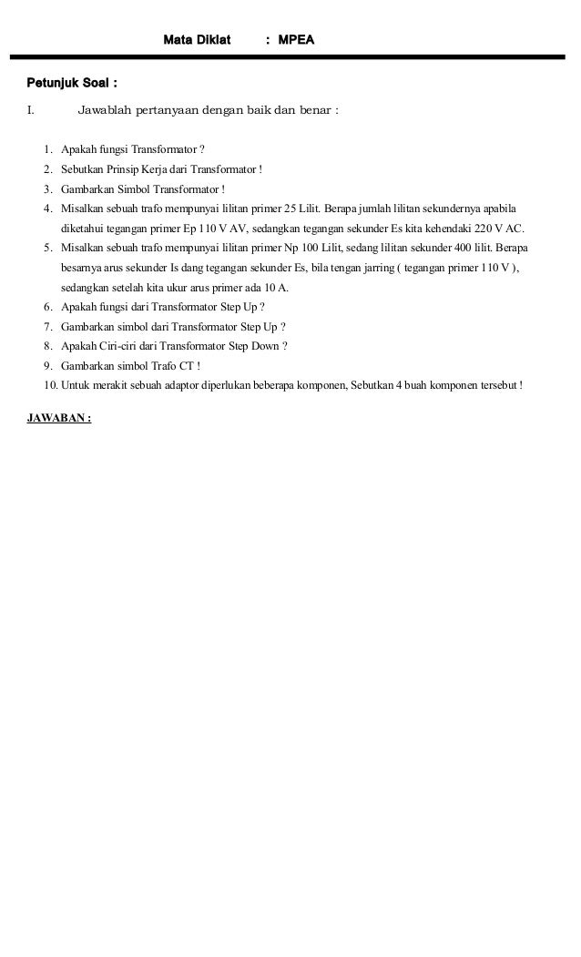 soal essay instalasi software aplikasi