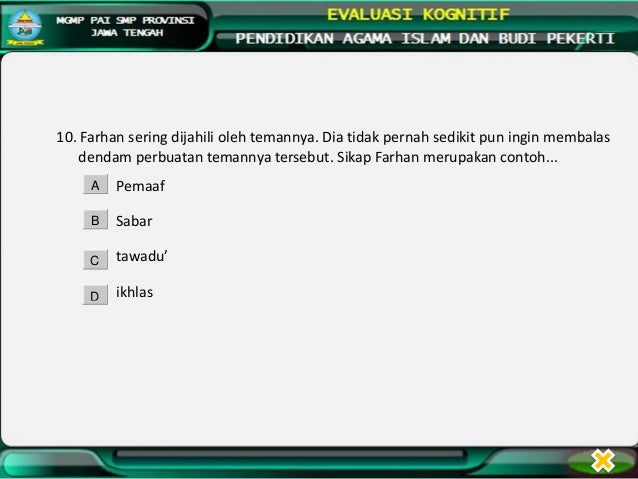 Soal evaluasi bab 13