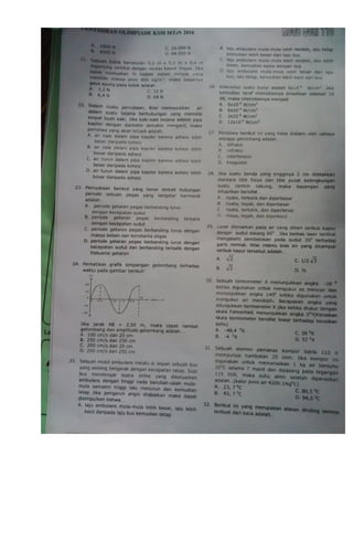Soal KSM Fisika