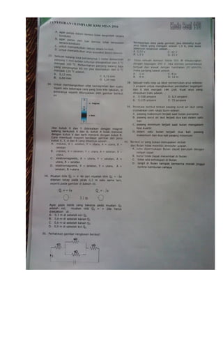 Soal KSM Fisika