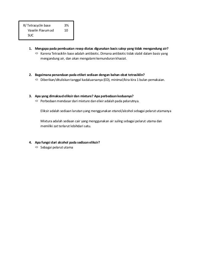 Soal Formulasi Dasar 2