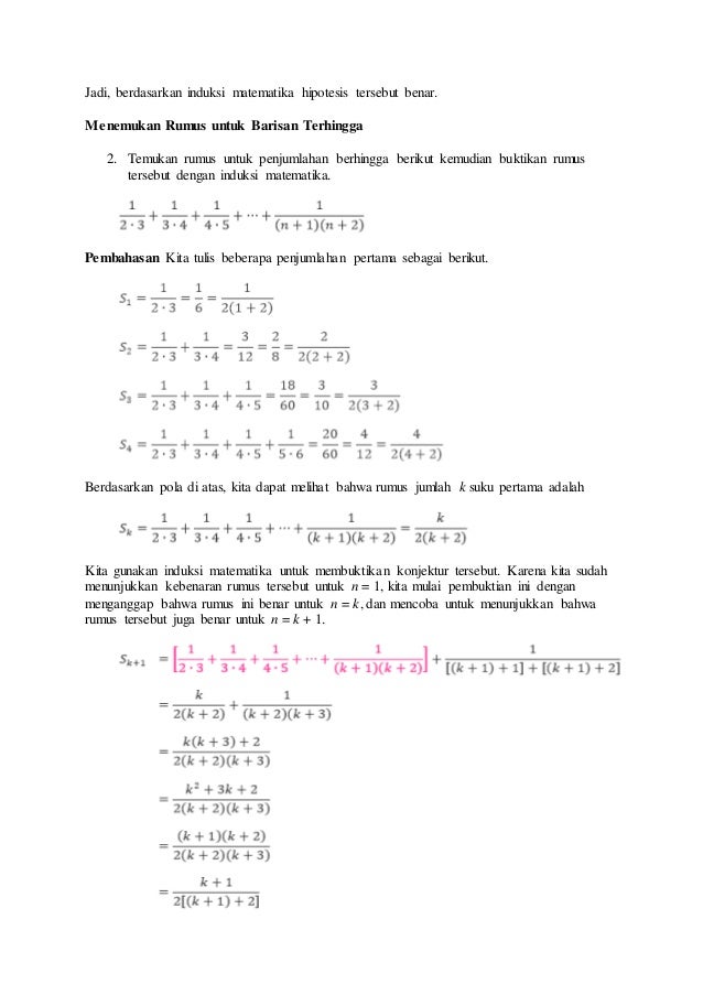 Contoh Soal Induksi Matematika Habis Dibagi