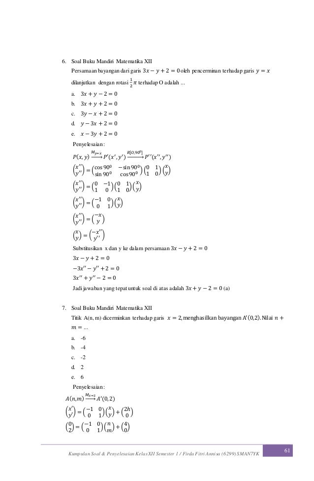Soal Integral Dan Pembahasan