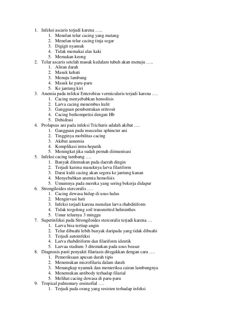 Soal biologi kedokteran pdf