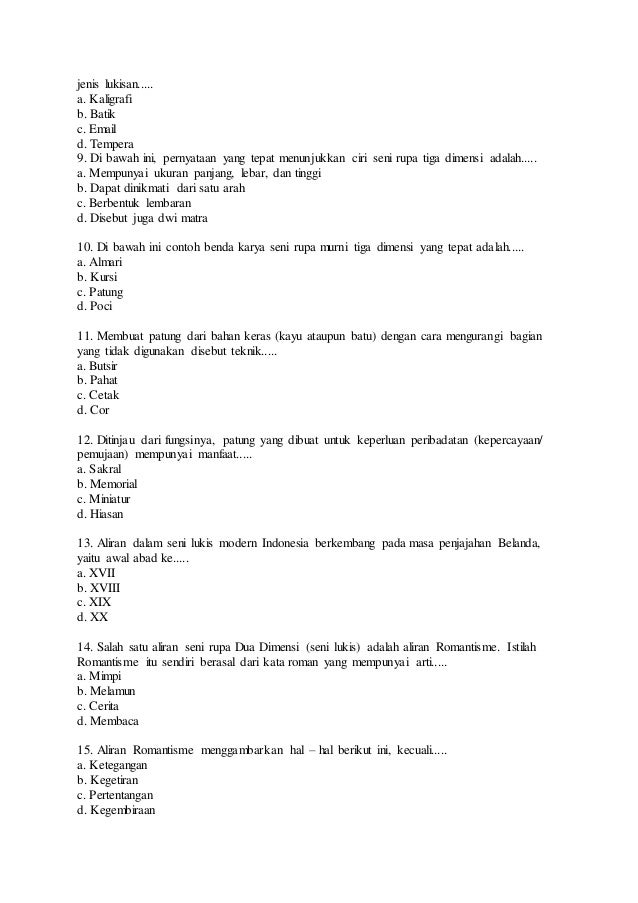 Soal kelas 9 Soal kelas 9
