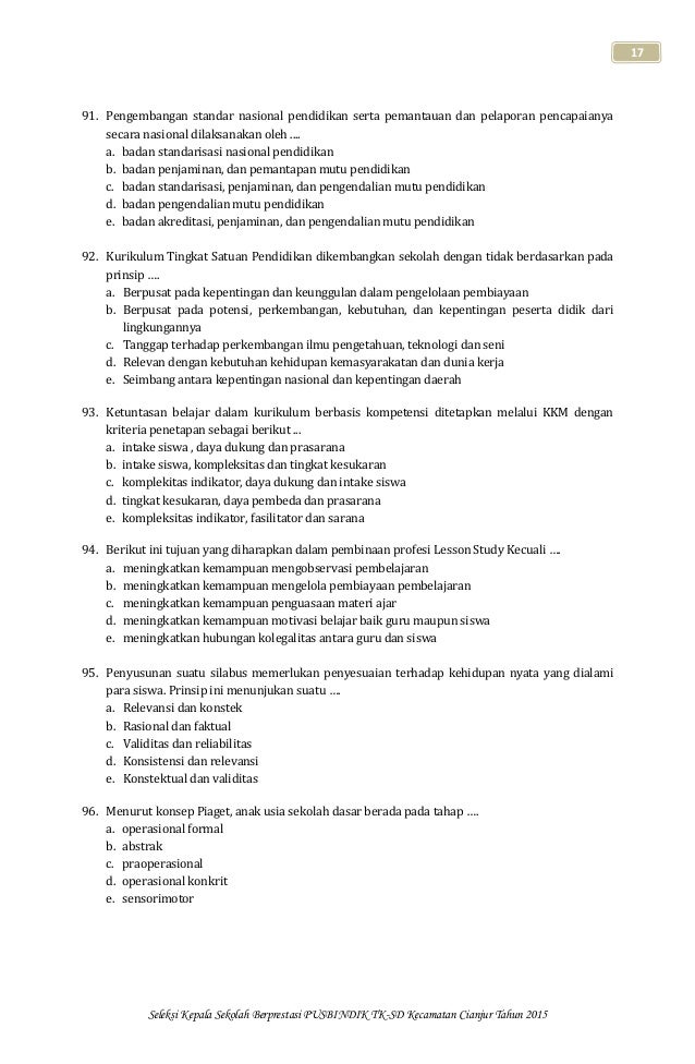 Ketahui 14+ Soal Studi Kasus Calon Kepala Sekolah, Paling ...