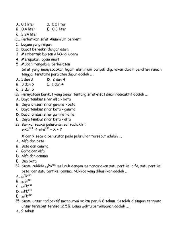 Soal Latihan UTS Kimia Kelas XII bab sifat koligatif larutan Soal Latihan UTS Kimia Kelas XII bab sifat koligatif larutan