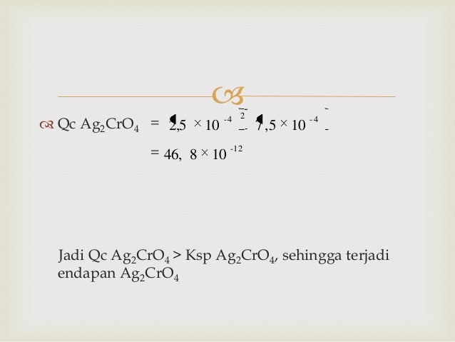 Contoh Soal Hasil Kali Kelarutan, KSP 2
