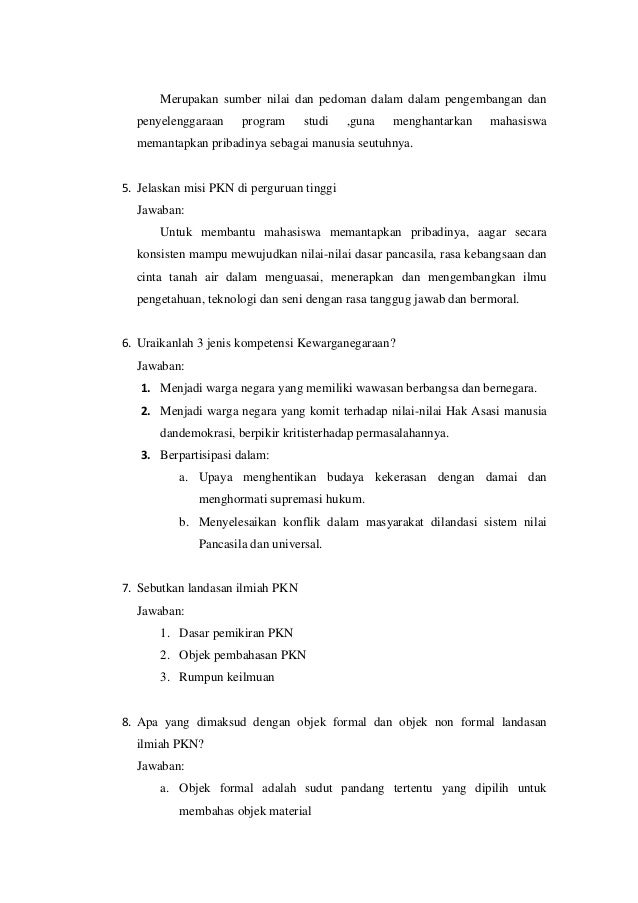 Contoh soal essay tentang ham beserta jawabannya