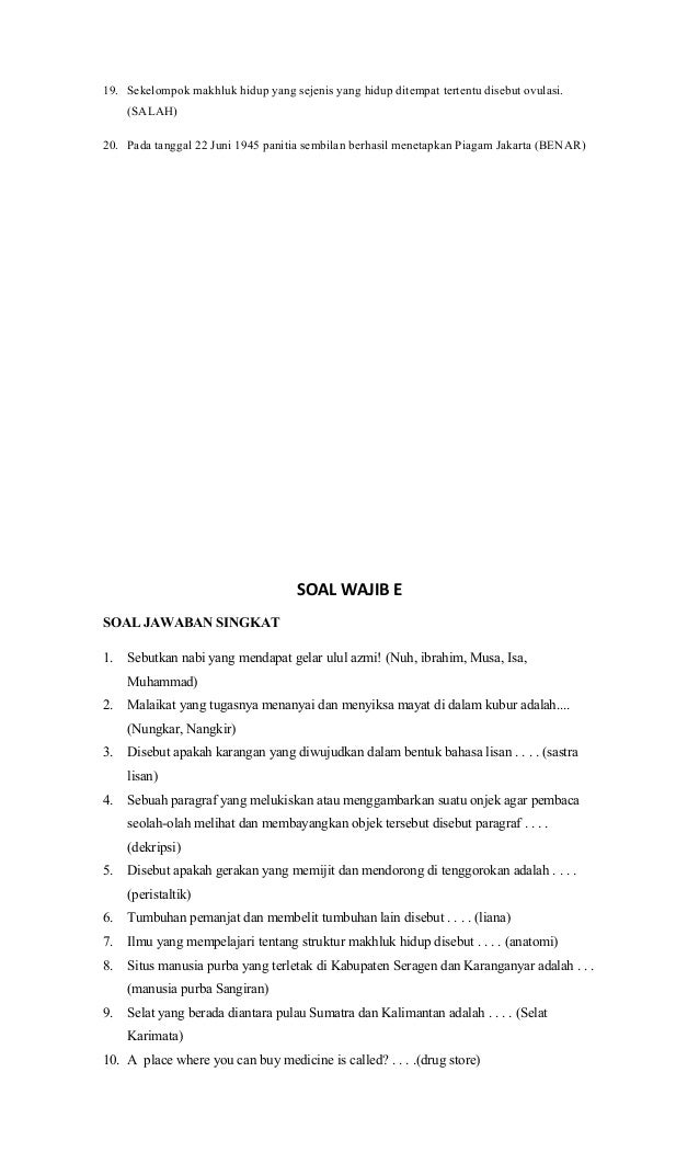 Soal Lcc Tingkat Smp Rimbo Ulu Tebo Ulang Tahun Sma N 9 Tebo 2016