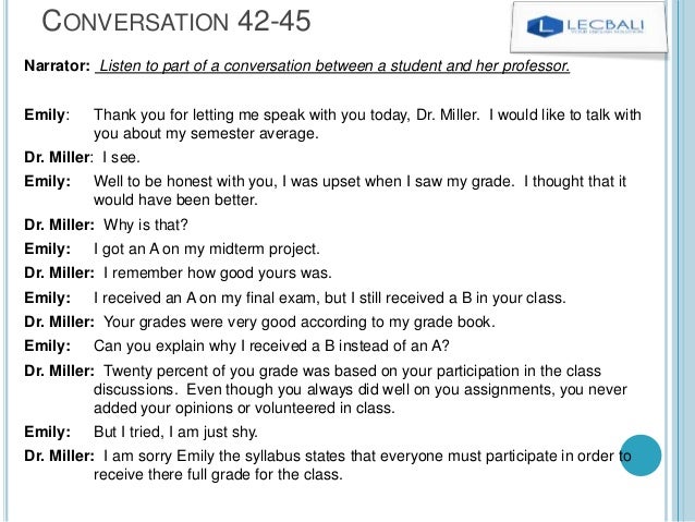 Inilah Contoh Soal Speaking Test