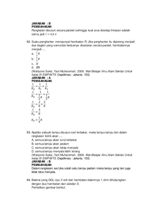Kumpulan Solal Listrik Dan Magnet Beserta Jawaban