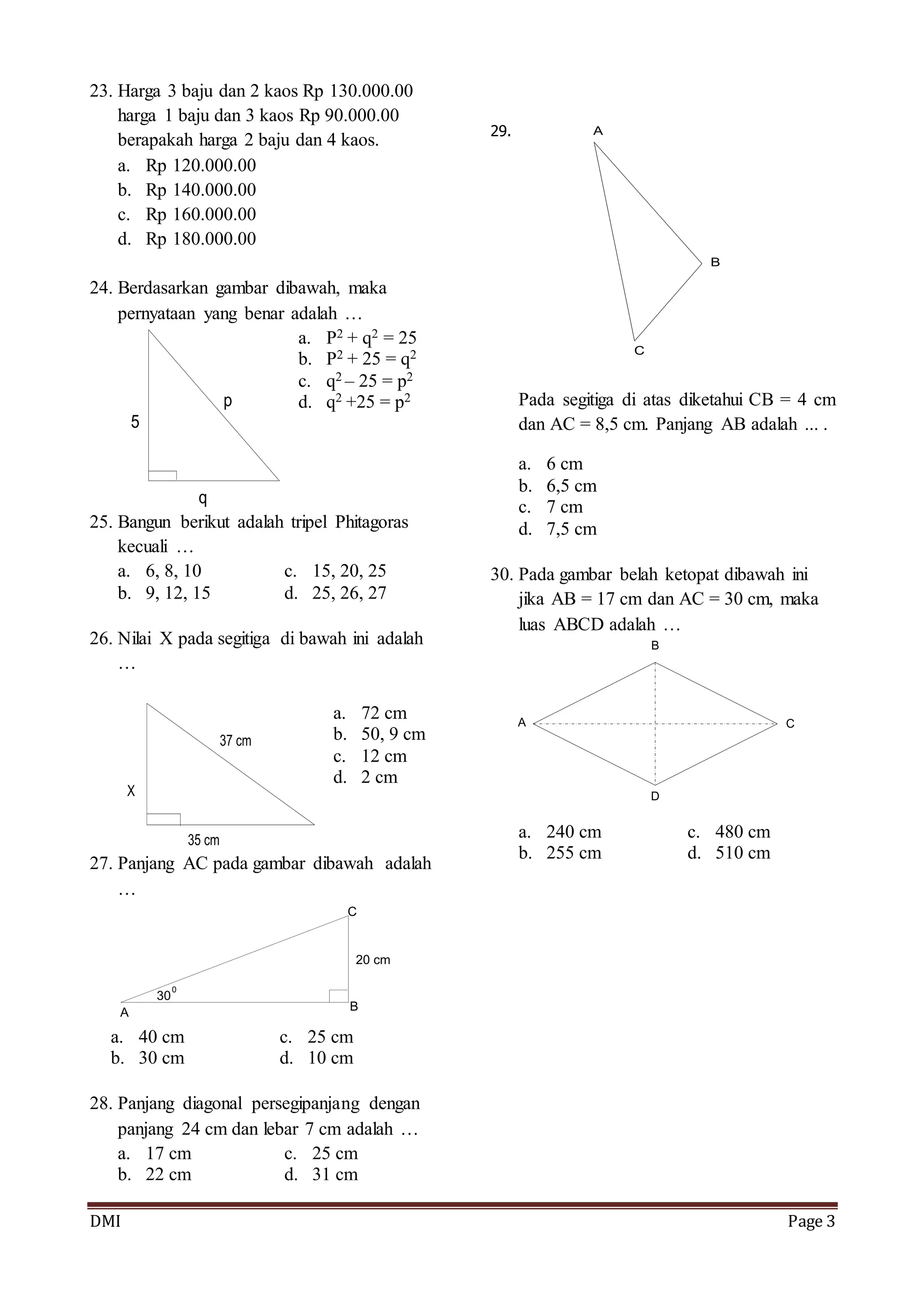 Menjelajahi Dunia Matematika Kelas 8 Semester 1: Panduan Lengkap dengan Contoh Soal dan Tips Belajar (PDF Tersedia) Menjelajahi Dunia Matematika Kelas 8 Semester 1: Panduan Lengkap dengan Contoh Soal dan Tips Belajar (PDF Tersedia)
