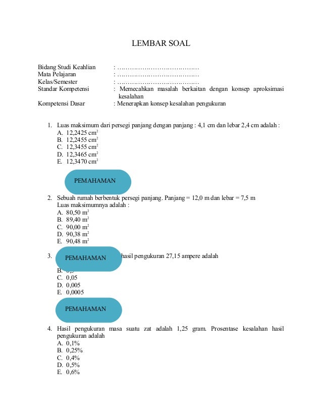 5 2 bahasa soal kelas indonesia pdf semester 2 kel. Soal 2, mtk industri kd sk teknologi 1