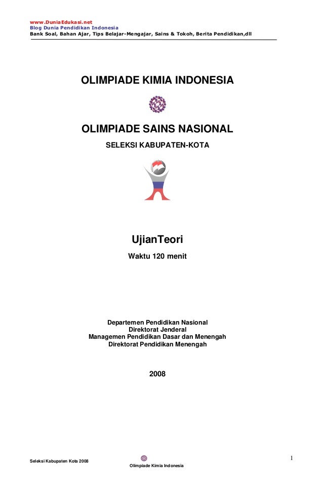 Soal olimpiadekimiakab 2008