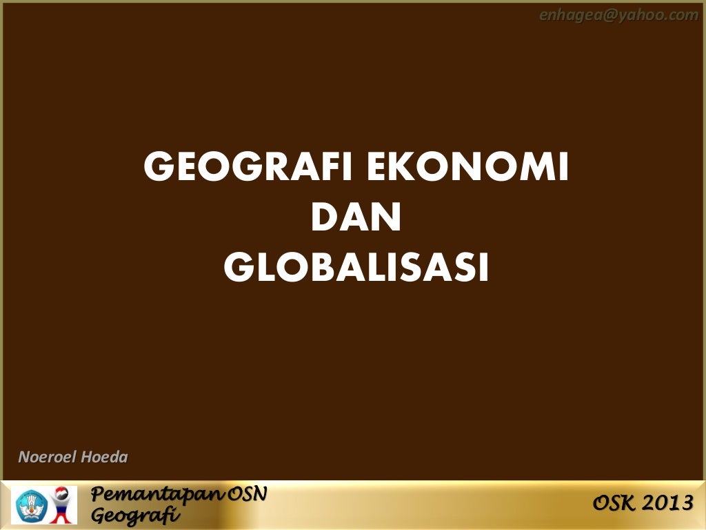 Soal olimpiade sains geografi kab kota 2013