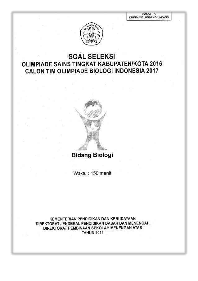 Soal olimpiade biologi smp dan kunci jawaban