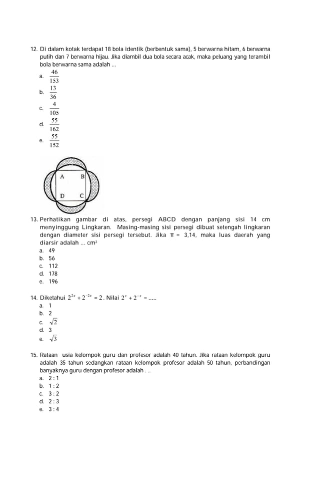 Soal osk matematika smp 2011 pdf