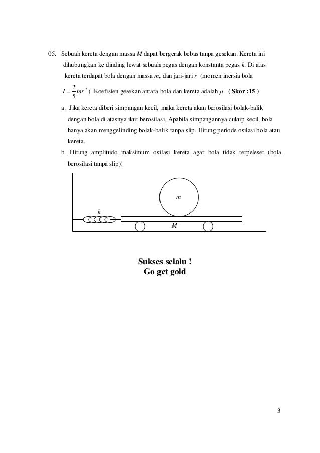 Soal osn fisika 2006 nas