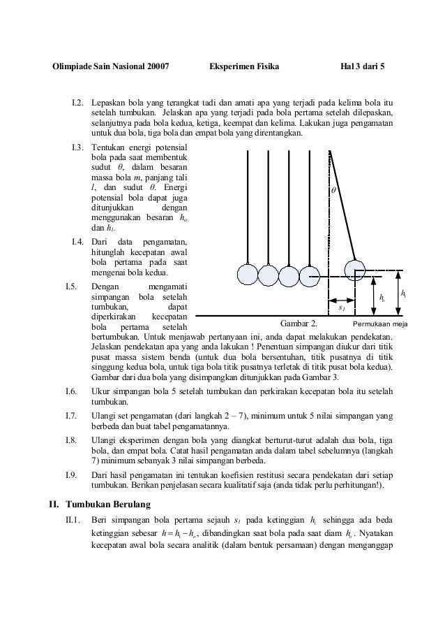 Soal osn fisika 2007 eksperimen+sol