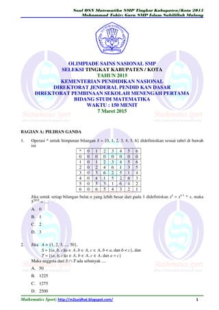 Soal osn matematika smp tingkat kota 2015 (m2suidhat.blogspot.com)