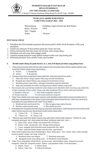 SOAL PAS 7 GENAP-1.docx dea dea smp pembelajaran | DOCX