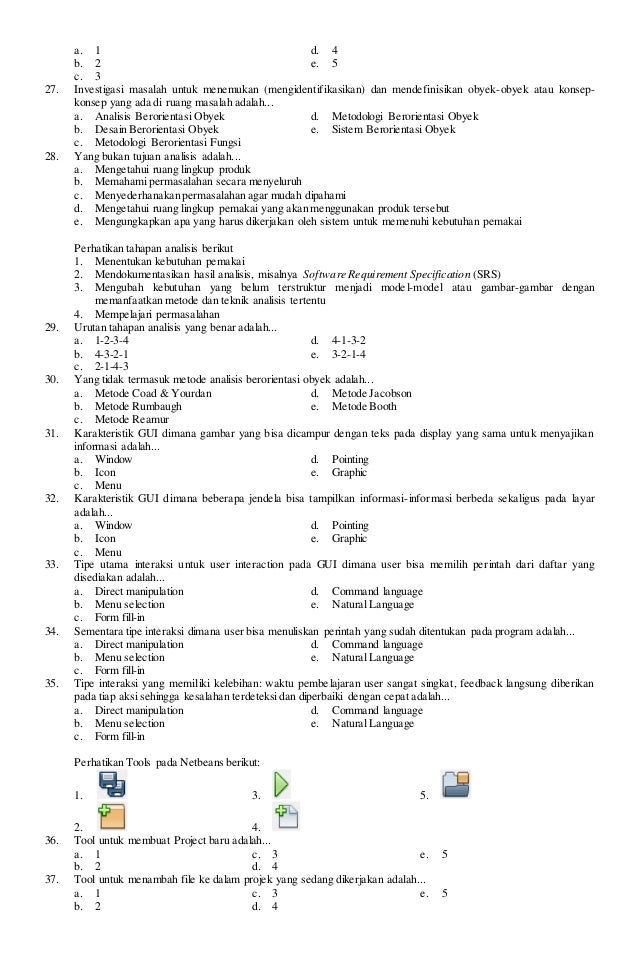 Contoh Soal Pbo Kelas 11 Semester 1 Bagikan Kelas