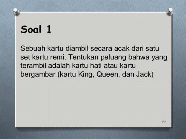 Soal Peluang Dan Penjelasanya