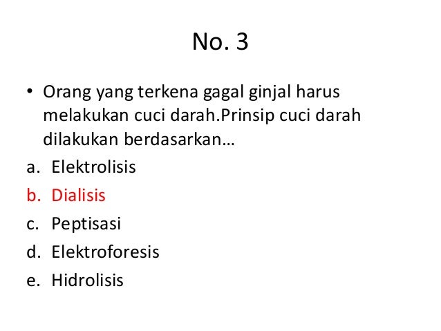 Soal Pembahasan Kimia Koloid