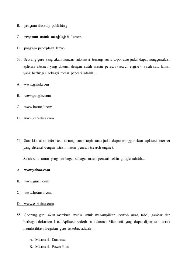 Soal Perkembangan Kognitif Peserta Didik