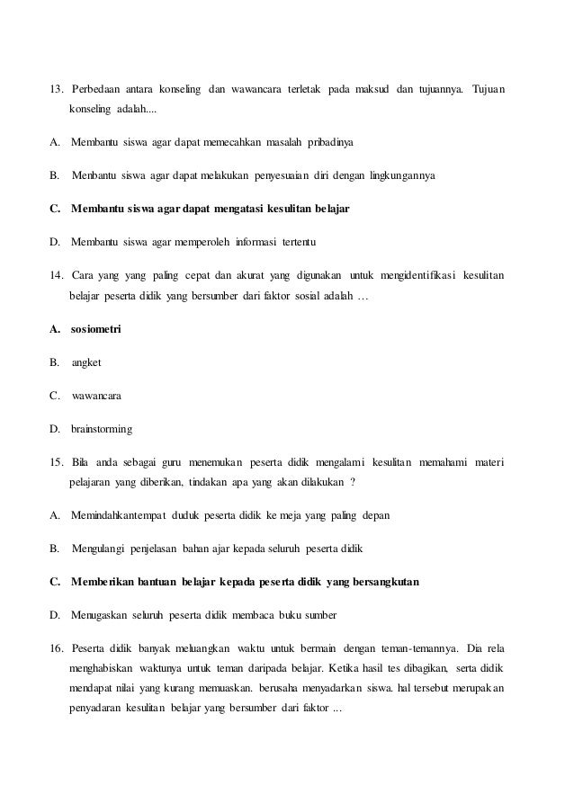 Contoh Soal Untuk Materi Piaget