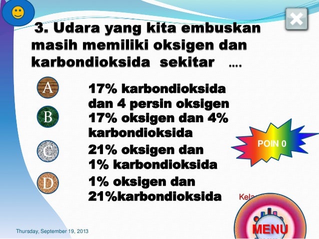 Soal Organ Pernafasan Soal Organ Pernafasan