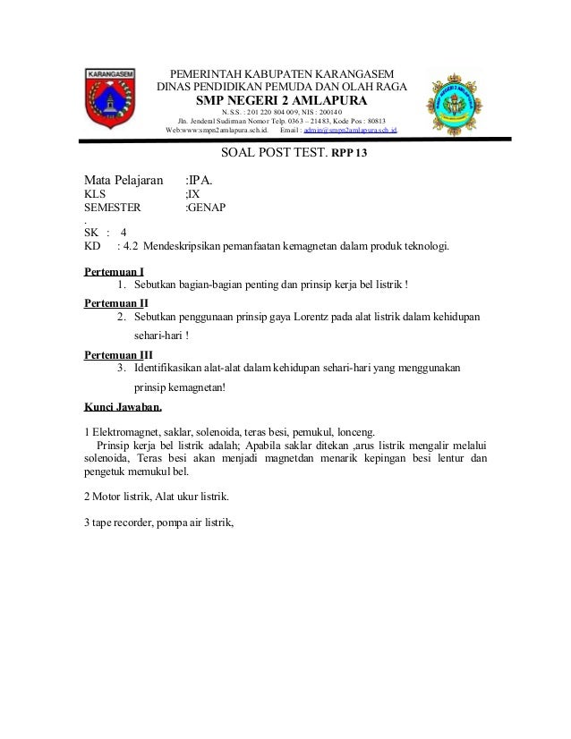 Kunci Dan Soal Kemagnetan Kelas 9 Beserta Jawabannya Ilmusosial Id