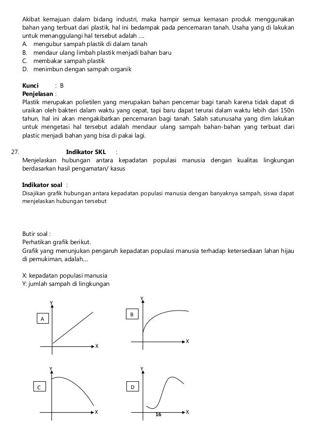  Soal  Prediksi UN  IPA SMP MTs Tahun 2019 PAKET 3 LENGKAP 