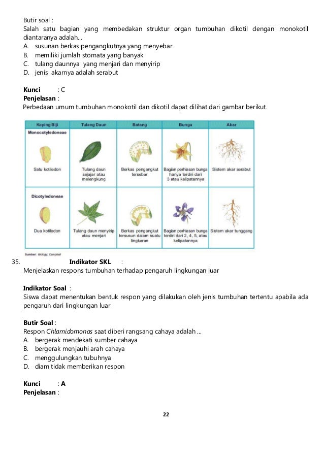 Soal Prediksi Un Ipa Smp Mts Tahun 2014 Paket 3 Lengkap Kunci Jawab