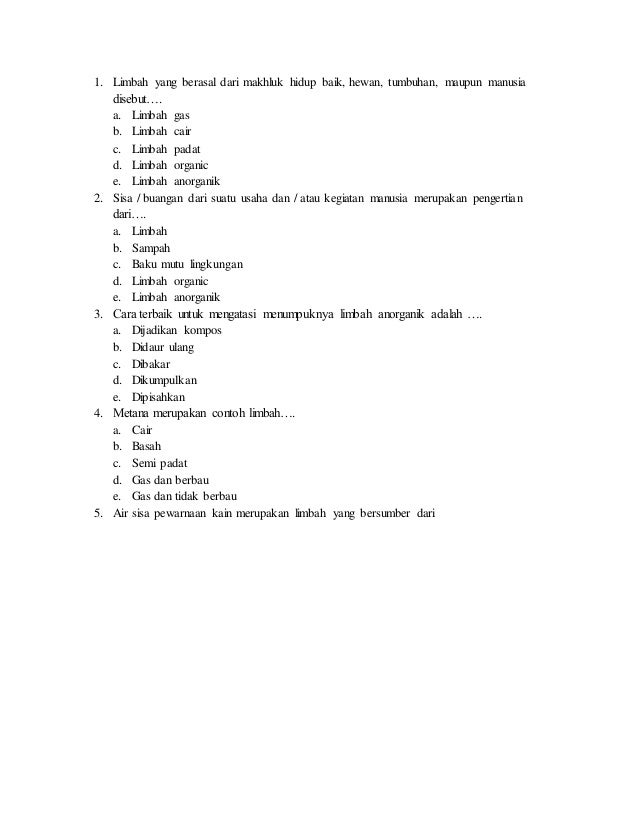 Soal Pts Ipa