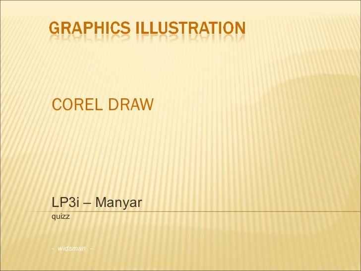 Soal quizz lp3i manyarcorel draw