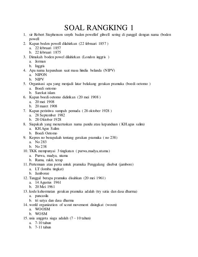 Soal Soal Lctp Siaga Materi Agama 2019