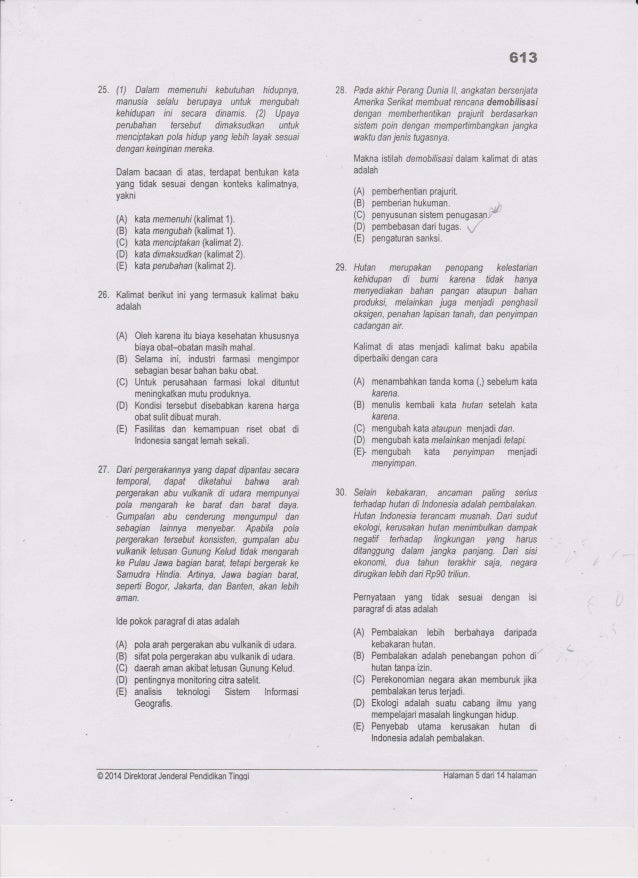 Soal Sbmptn Farmasi