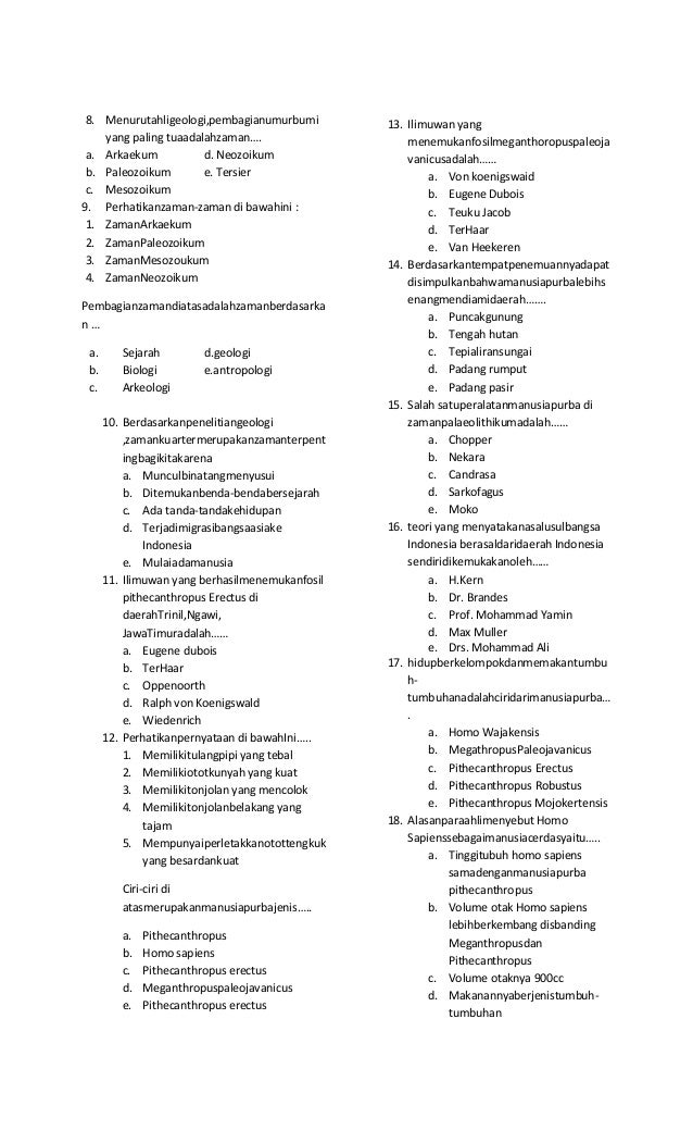 Soal sejarah indonesia kelas 11