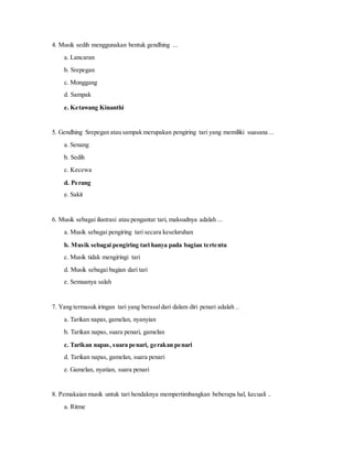 17+ Contoh Soal Dan Jawaban Seni Budaya 97 Pictures