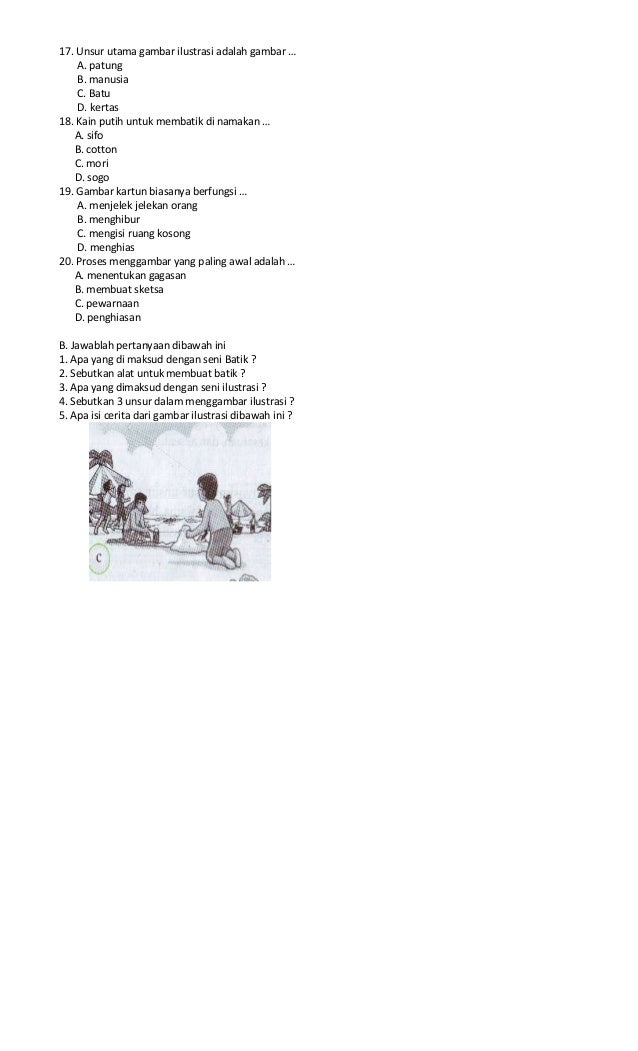 Soal Seni Budaya Kls Viii Uts