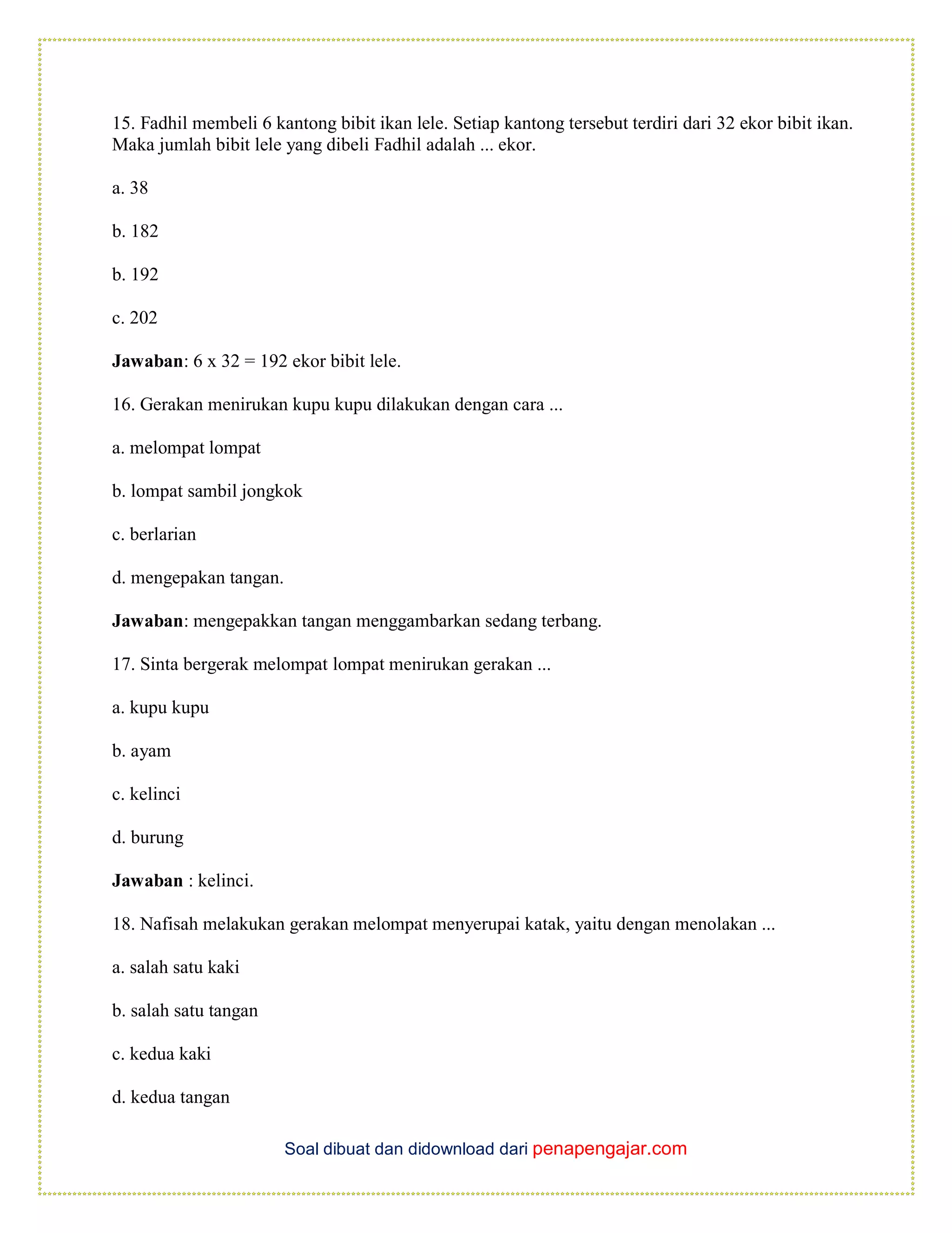 Menggali Potensi Diri: Contoh Soal Tematik Kelas 5 Tema 2 Subtema 3 "Memelihara Kesehatan Organ Pernapasan Manusia"
