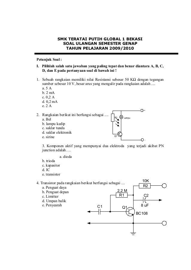 Soal Teori Produktif Av 0708