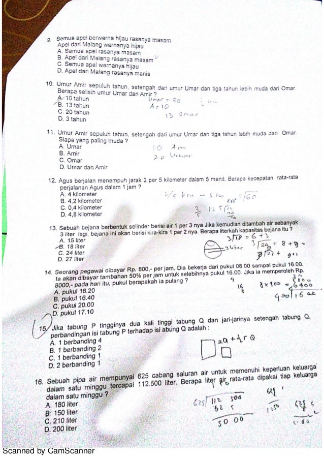 Soal tes akademik pmb stks 2014.2015