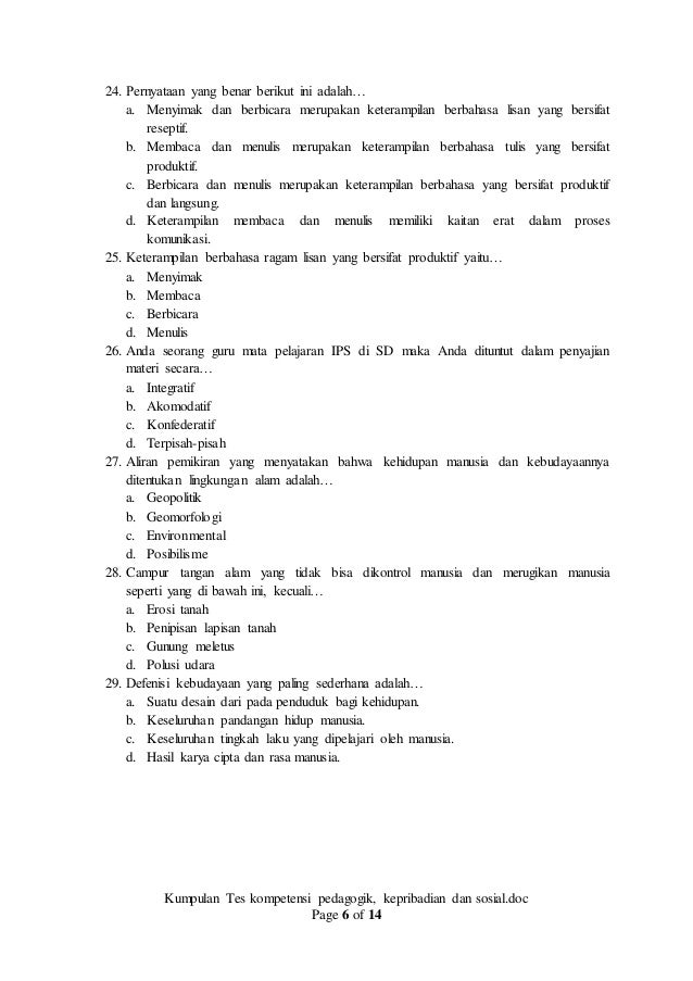 Soal Tes Standar Unimed Berkas Belajar