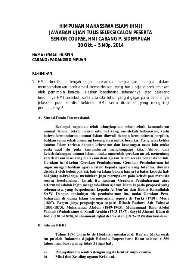 Soal tes tertulis Soal tes tertulis