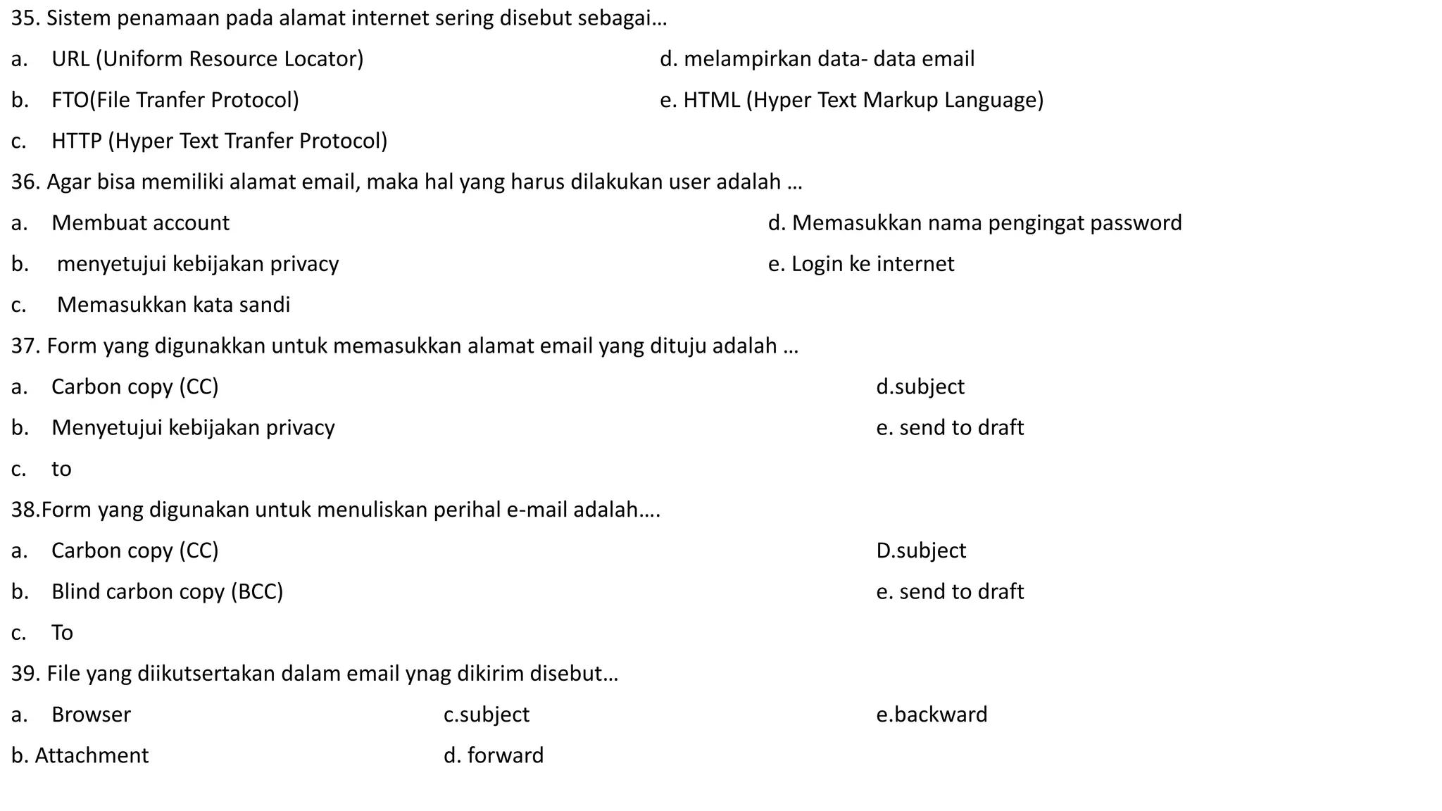 Contoh soal mid tik kelas 11 semester 1 beserta jawabannya Contoh soal mid tik kelas 11 semester 1 beserta jawabannya