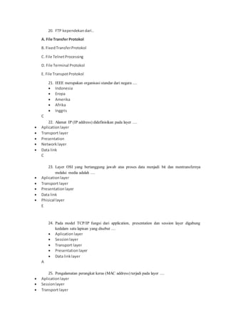 Soal tlj xi semester 1 | PDF