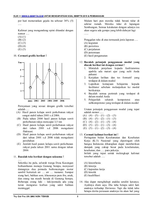 Soal Un Bahasa Indonesia Yang Sulit Soal Revisi Soal Un Bahasa Indonesia Yang Sulit Soal Revisi